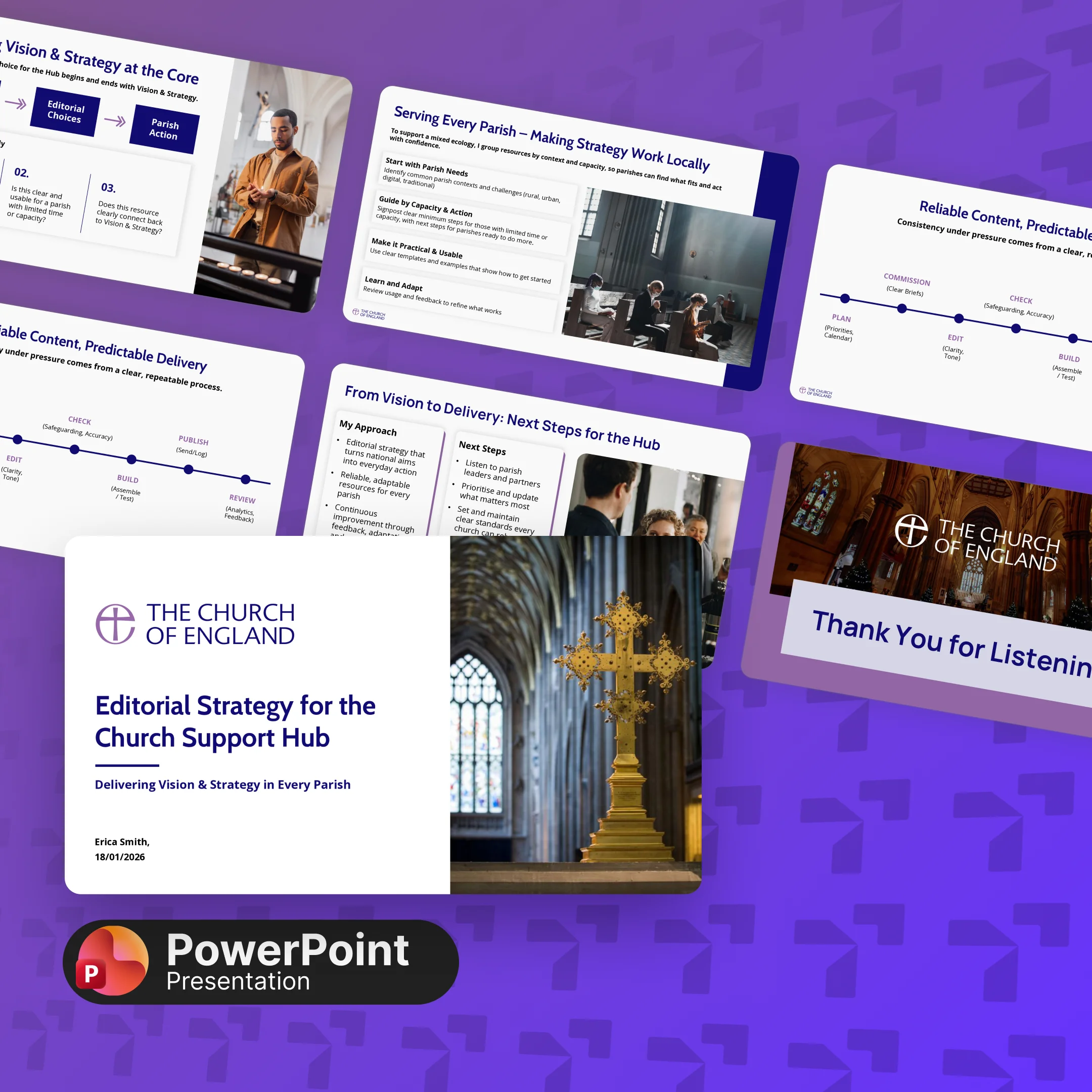 The Church of England: Editorial Strategy Presentation