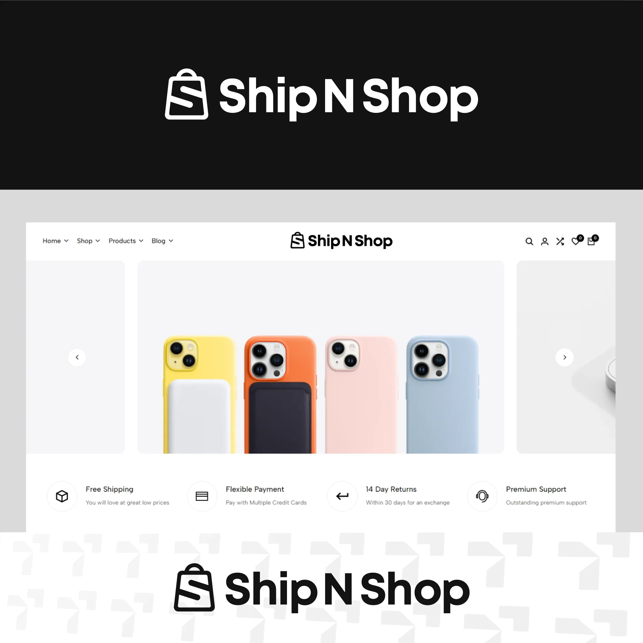 Ship N Shop E-Commerce & Brand Identity