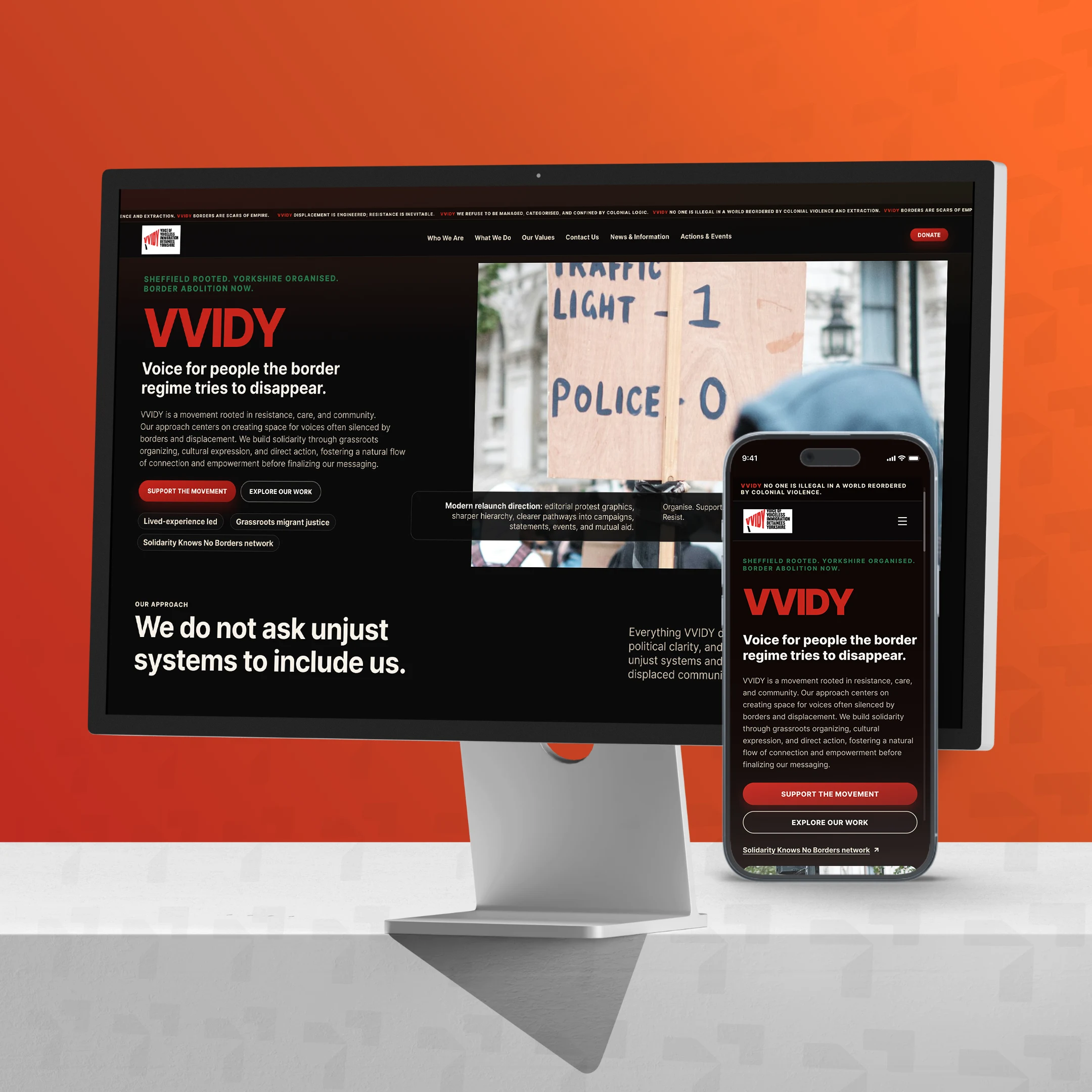 VVIDY Media Platform Web Design